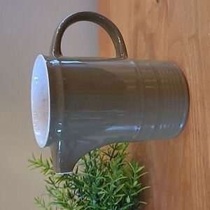 BRENDAN Erin Stone Arklow Ireland Vintage Olive Green Creamer